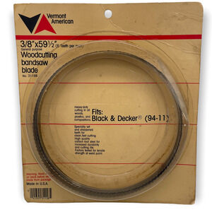 Vermont American  3/8" X 59-1/2" Bandsaw Blade General Purpose